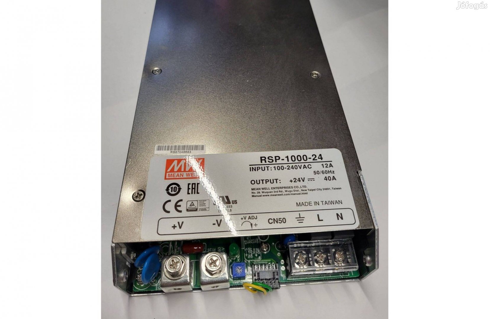 Mean WELL RSP-1000-24 tápegység (960W; 24VDC; 40A)