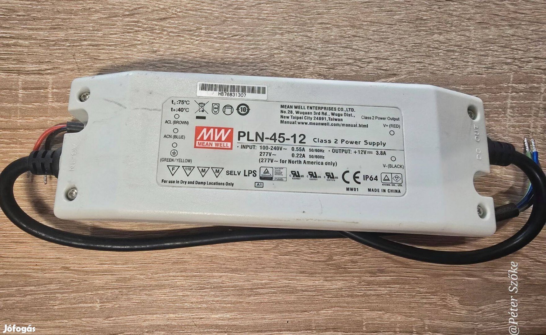 Meanwell PLN-45-12 Led tápegység