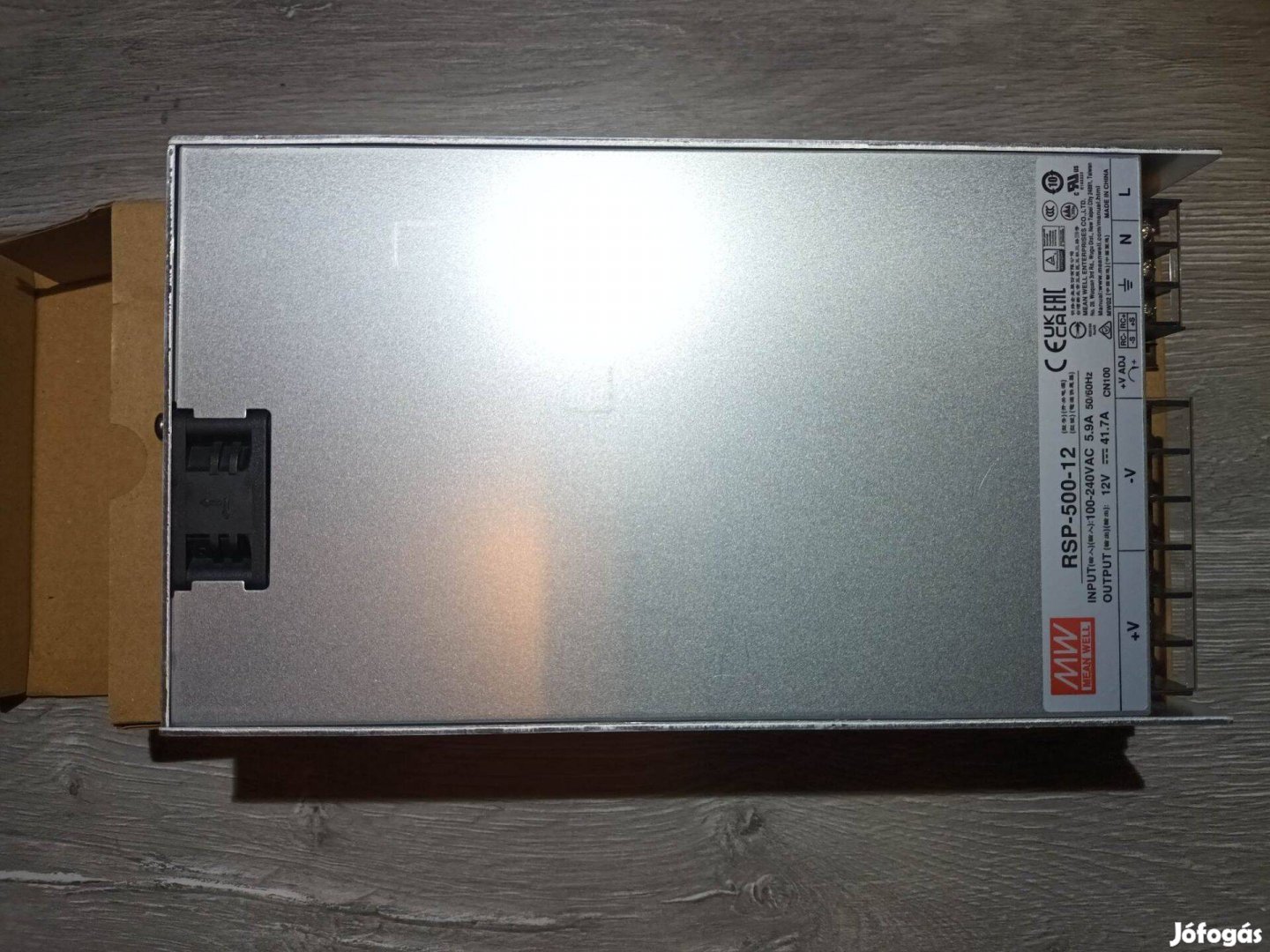 Meanwell RSP500-12 12V41.7A 500W-os tápegység. Új