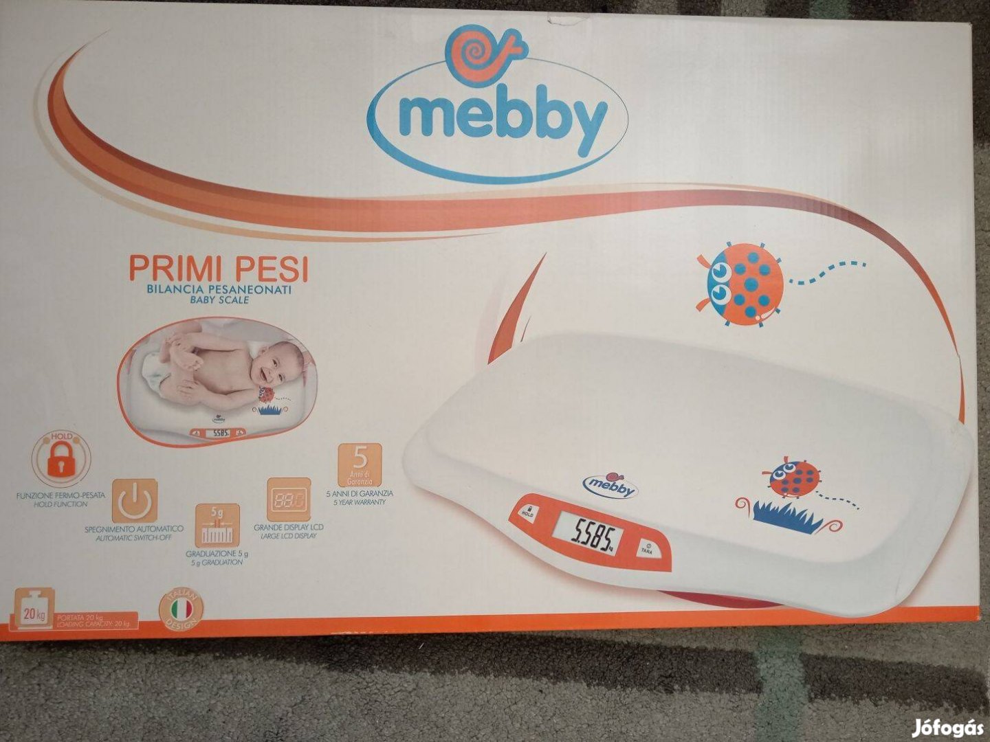 Mebby babamérleg Primi Pesi digitális mérleg