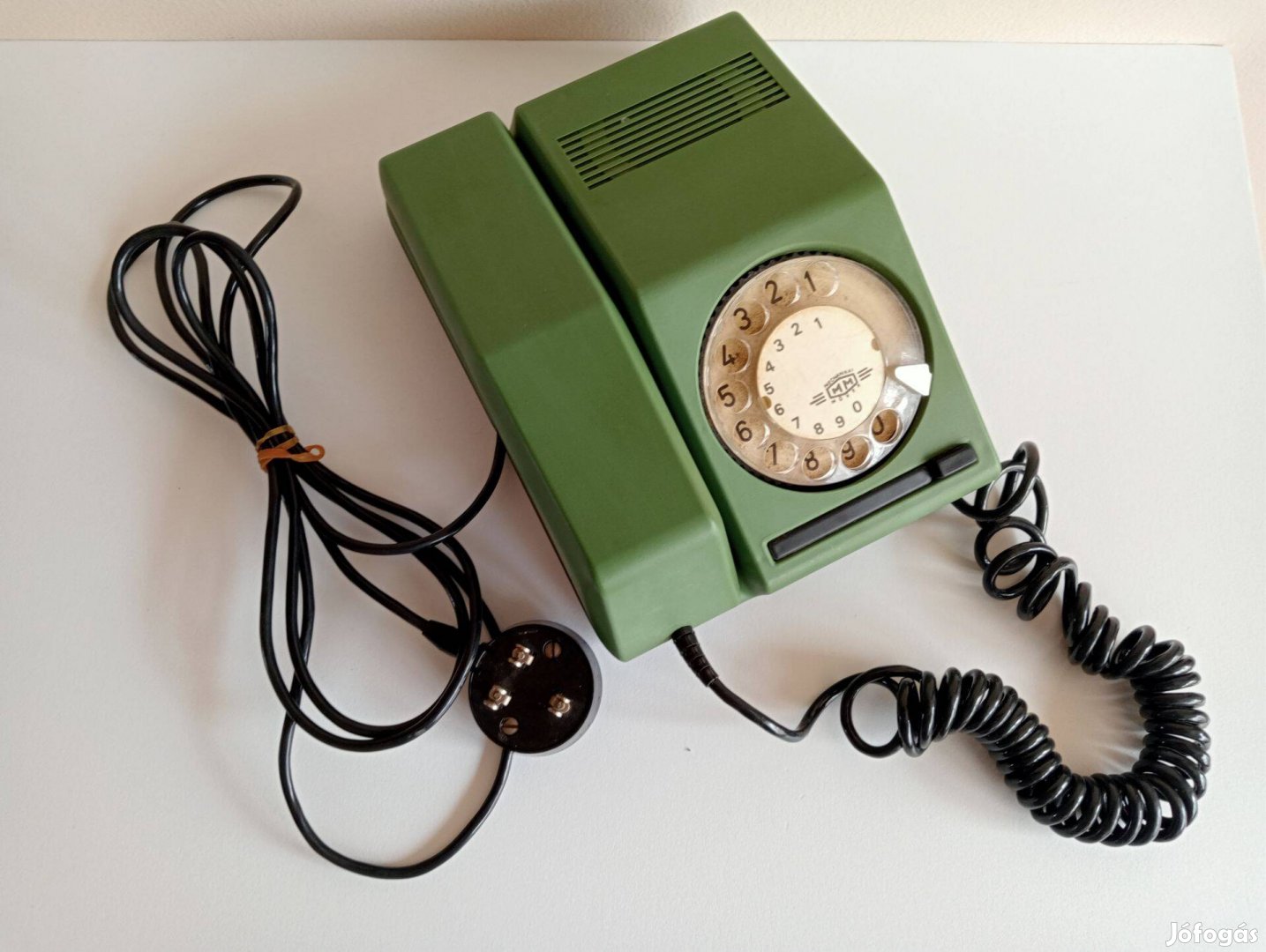 Mechanikai Művek GB811 zöld retro tárcsás telefon 1989