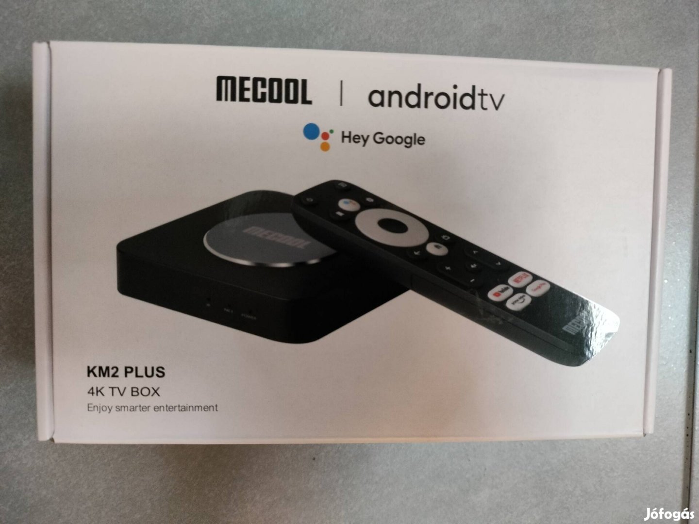 Mecool KM2 Plus 2/16GB Adni TV okosító media player új 