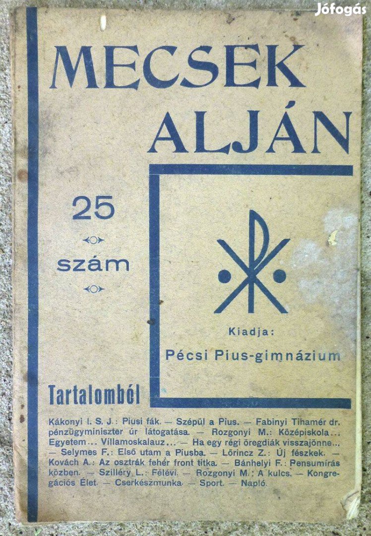Mecsek alján 25. szám 1936