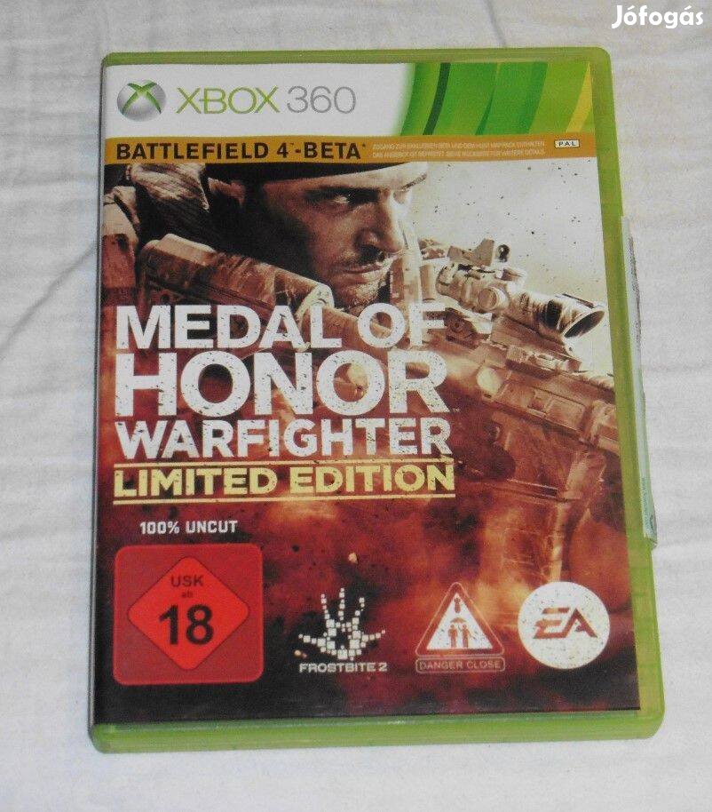 Medal Of Honor - Warfighter (Limited) Gyári Xbox 360 Játék Akár Félár