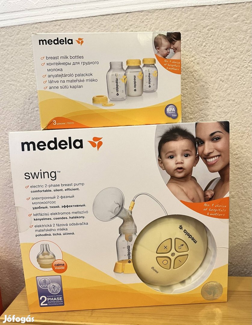 Medela Swing mellszívó és üveg csomag