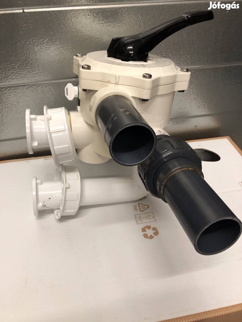 Medence homokszürő szelep