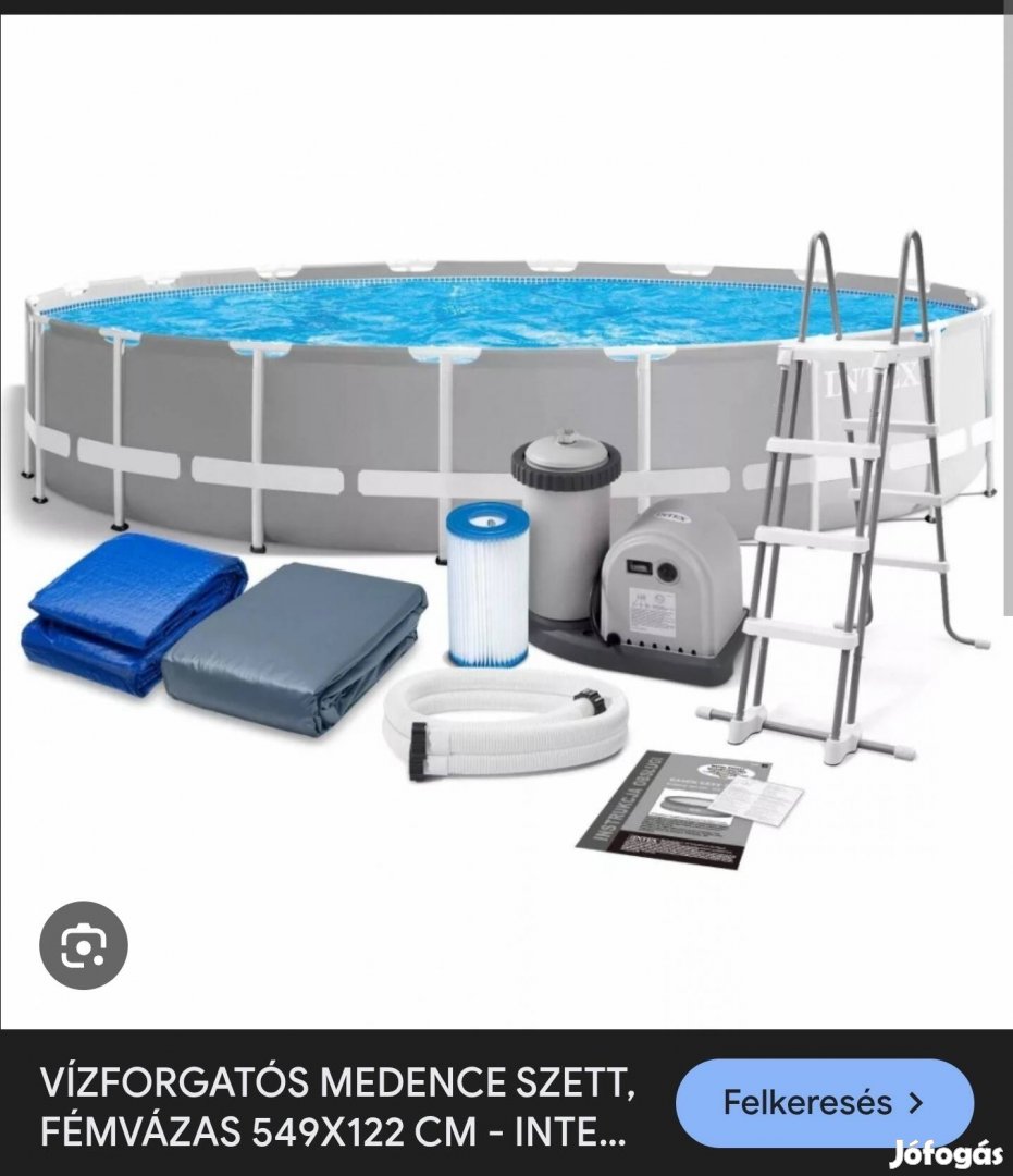 Medence szett új