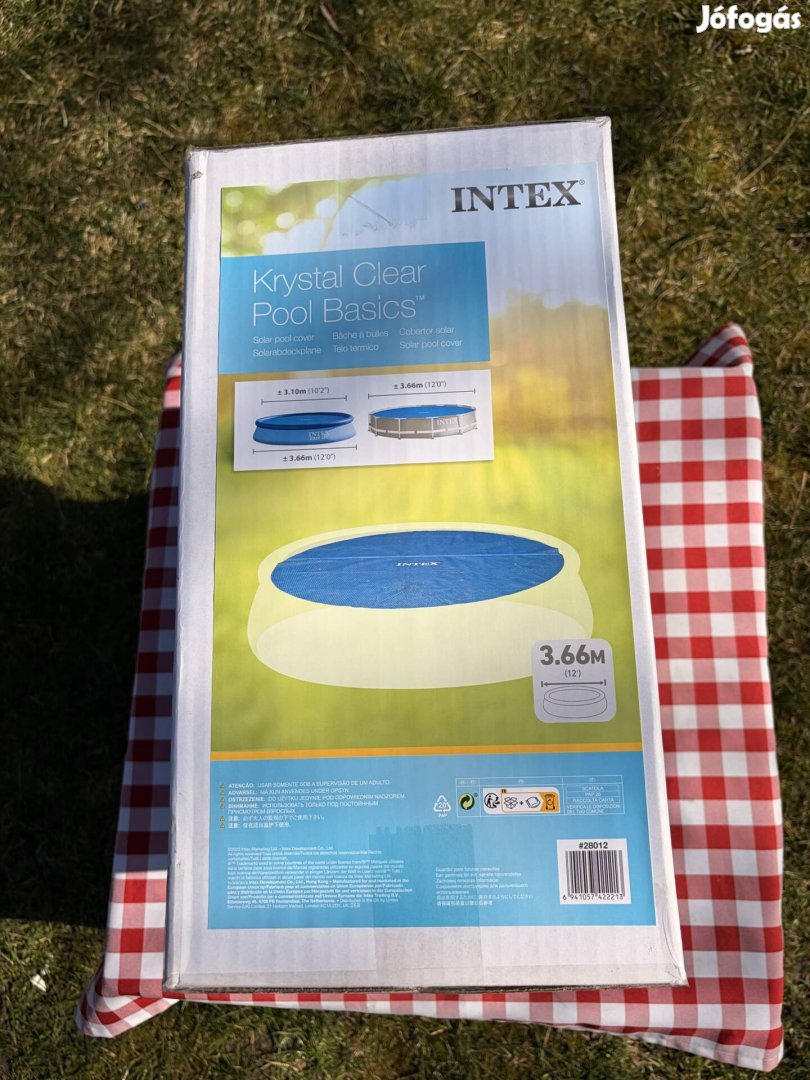 Medence takaró bubis új 3,66m