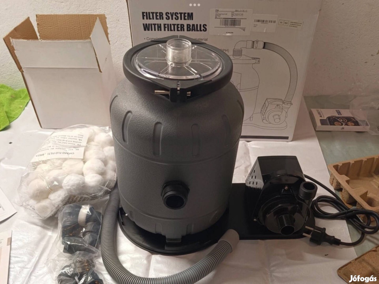 Medence vízforgató