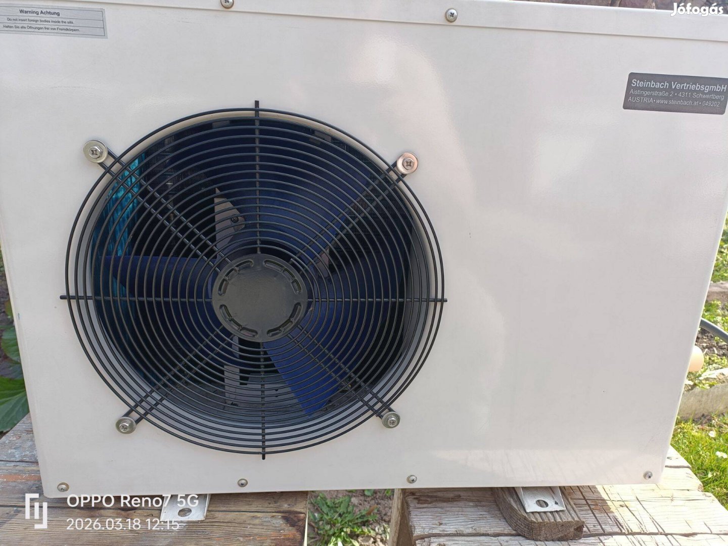 Medencefűtés Levegő víz hőszivattyú