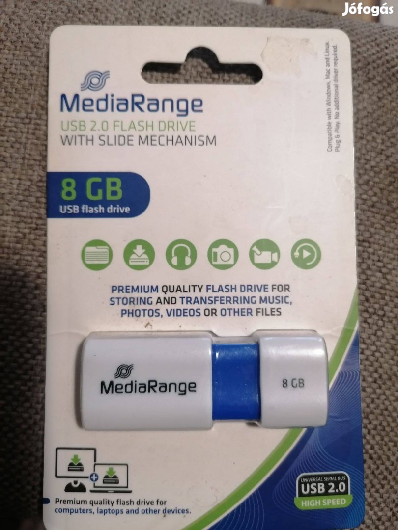 Mediarange 8gb pendrive, USB 2.0