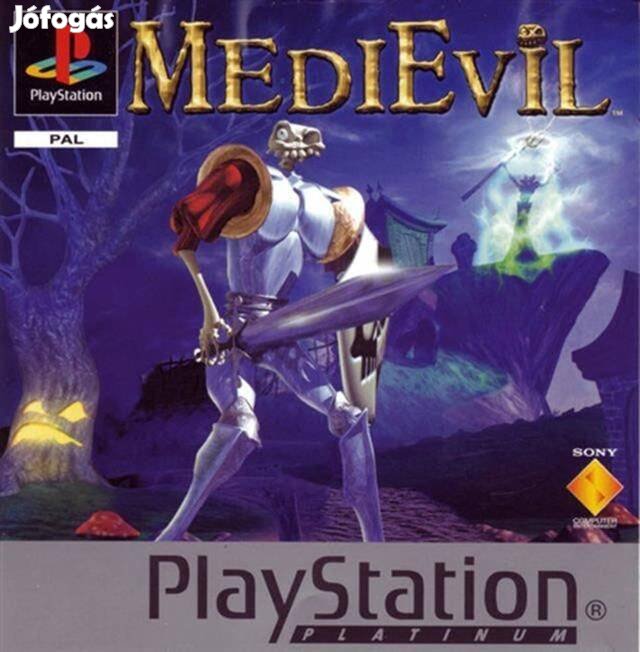 Medievil, Platinum Ed., Boxed Playstation 1 játék