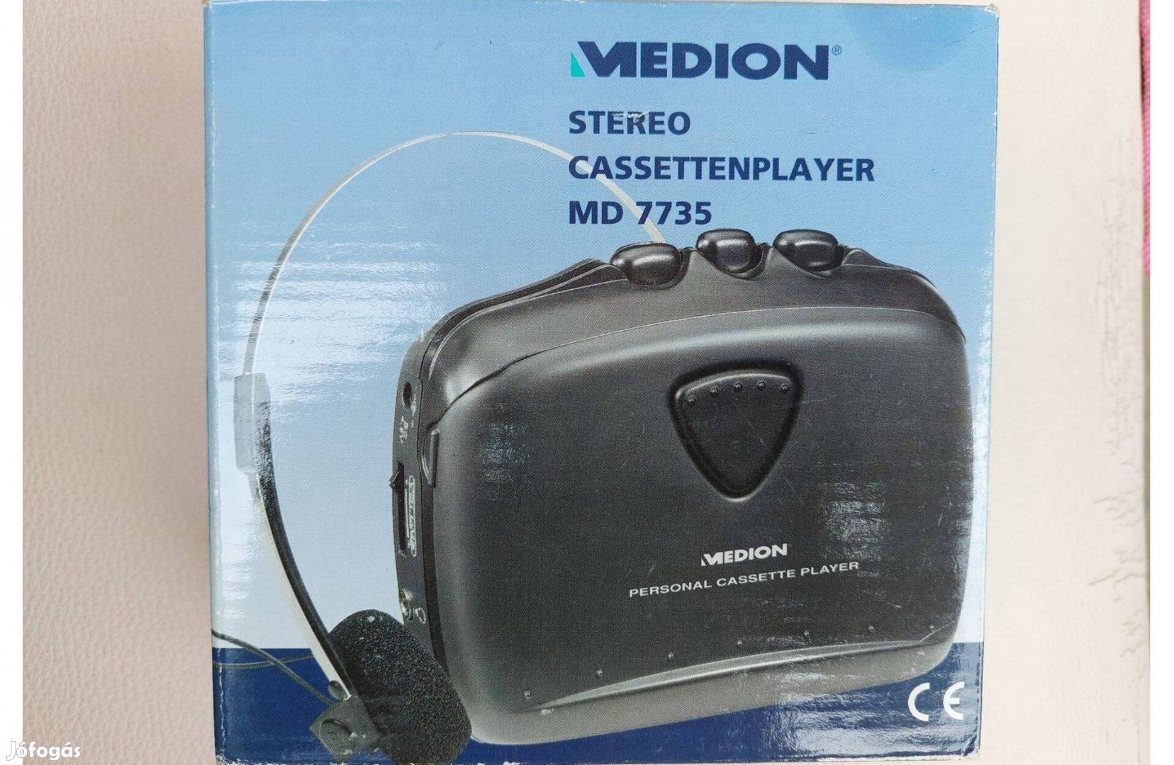 Medion MD 7735 STEREO C Assette Player Sztereó Walkman Kazettás MAGNÓ