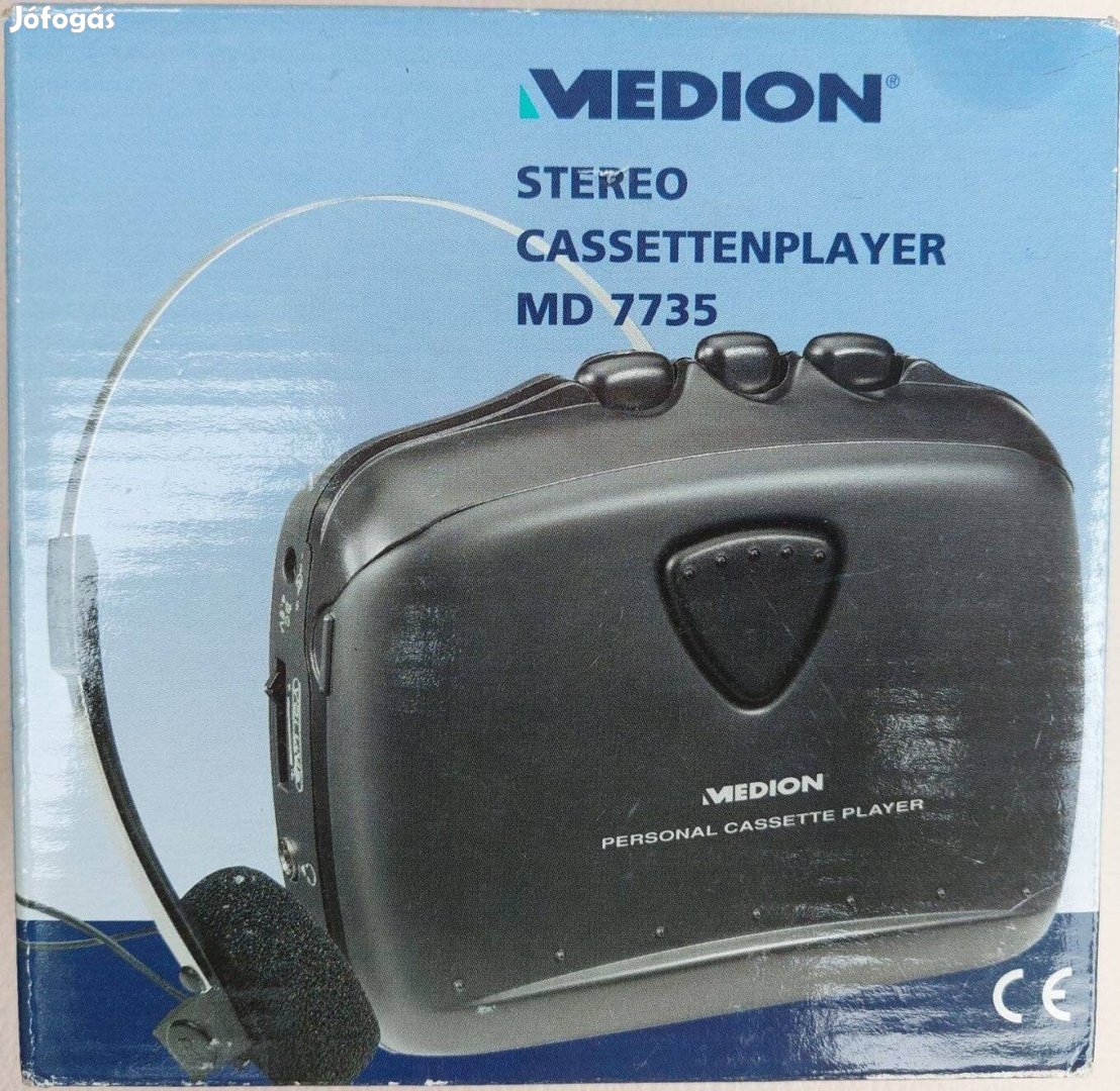 Medion MD 7735 Sztereó Walkman Kazettás MAGNÓ ( Sony Panasonic Aiwa )