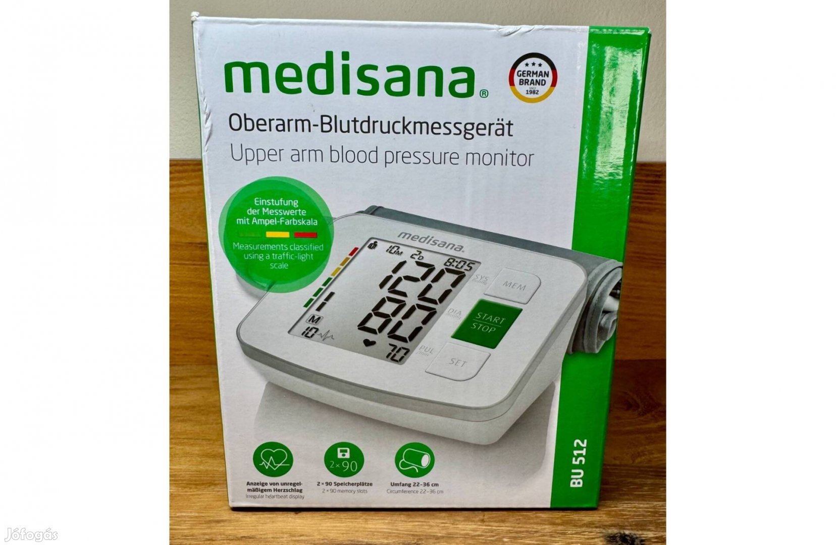Medisana BU512 felkaros vérnyomásmérő - Mandzsetta nélkül
