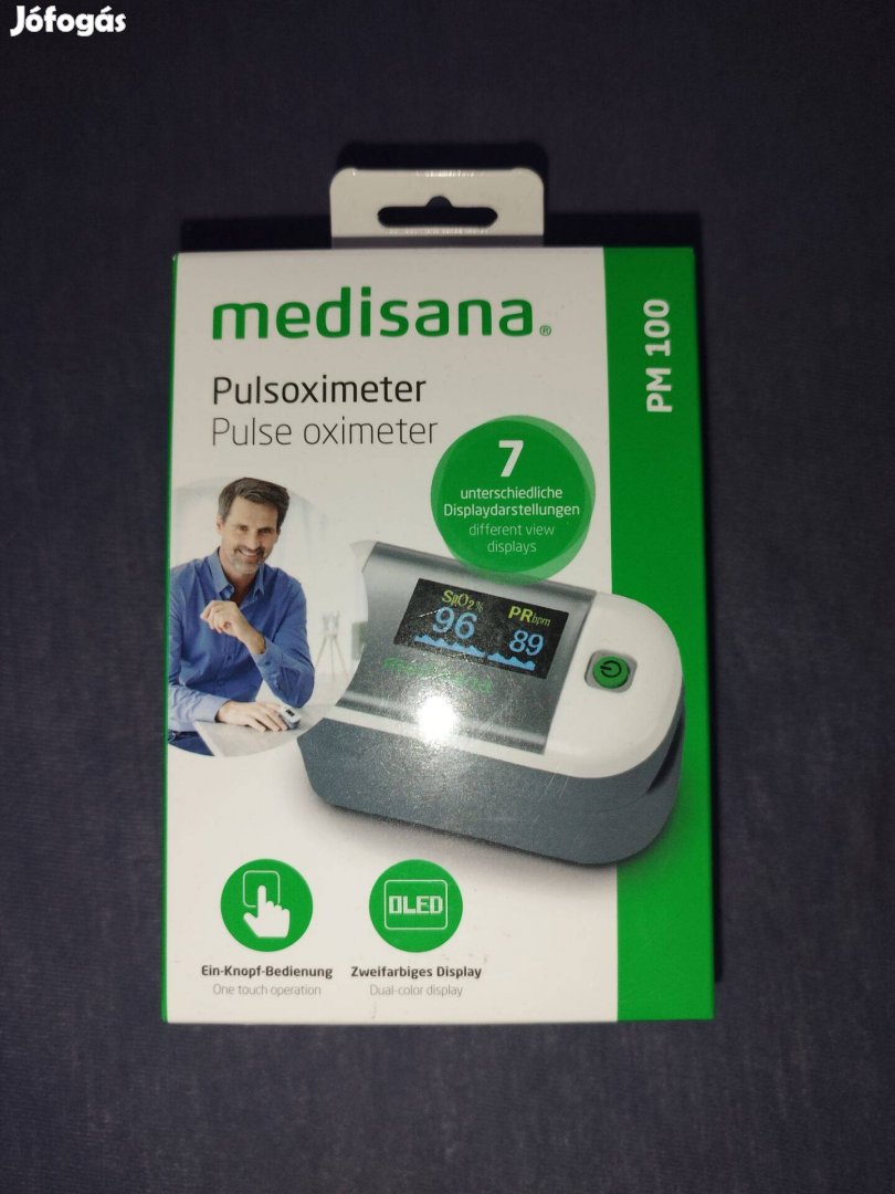 Medisana PM-100 Pulzoximéter, véroxigénszintmérő