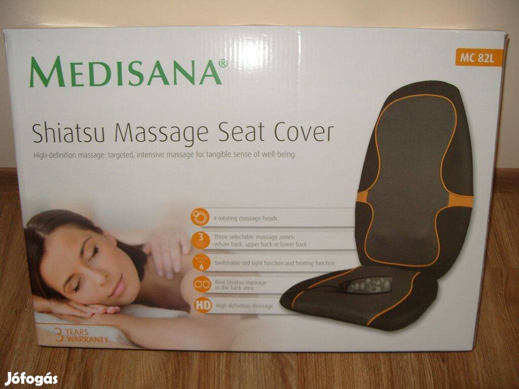 Medisana Shiatsu görgős masszírozó ulés!Új