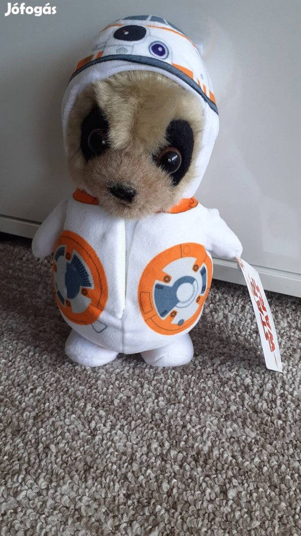 Meerkat Star Wars BB8 jelmezben plüss figura Új, cimkés