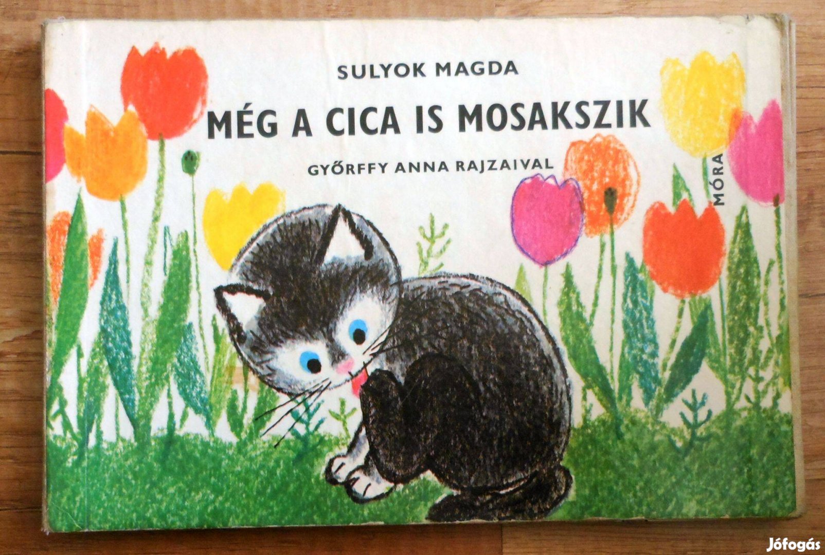 Még a cica is mosakszik