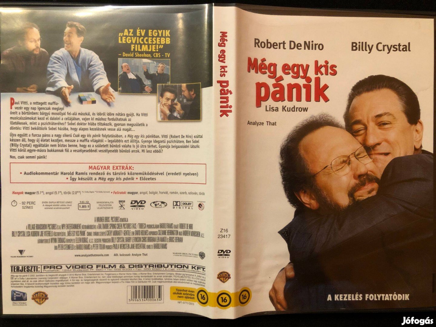 Még egy kis pánik (karcmentes, Robert De Niro, Billy Crystal) DVD