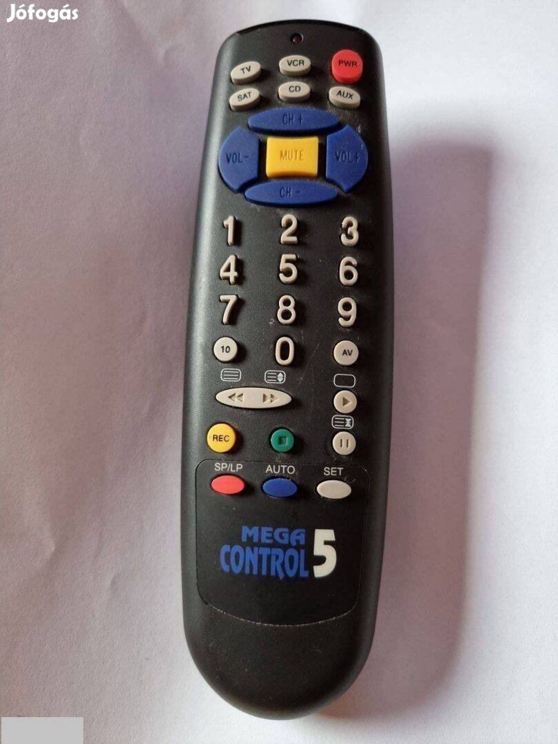 Mega 5 Control TV Video Audió CD Satelit Műhold Távirányító eladó