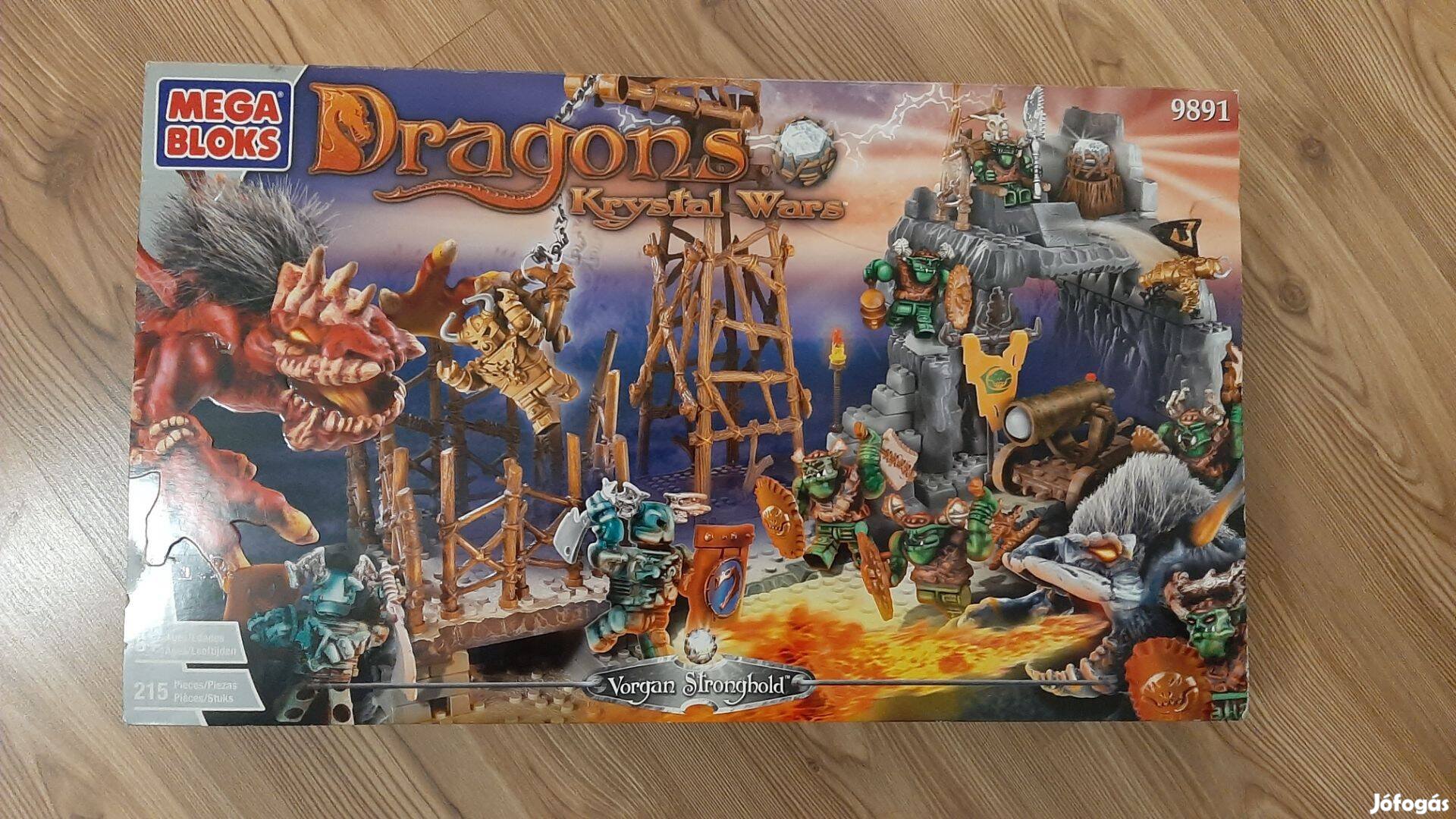 Mega Bloks Dragons Krystal Wars Vorgan Stronghold bontatlan játék
