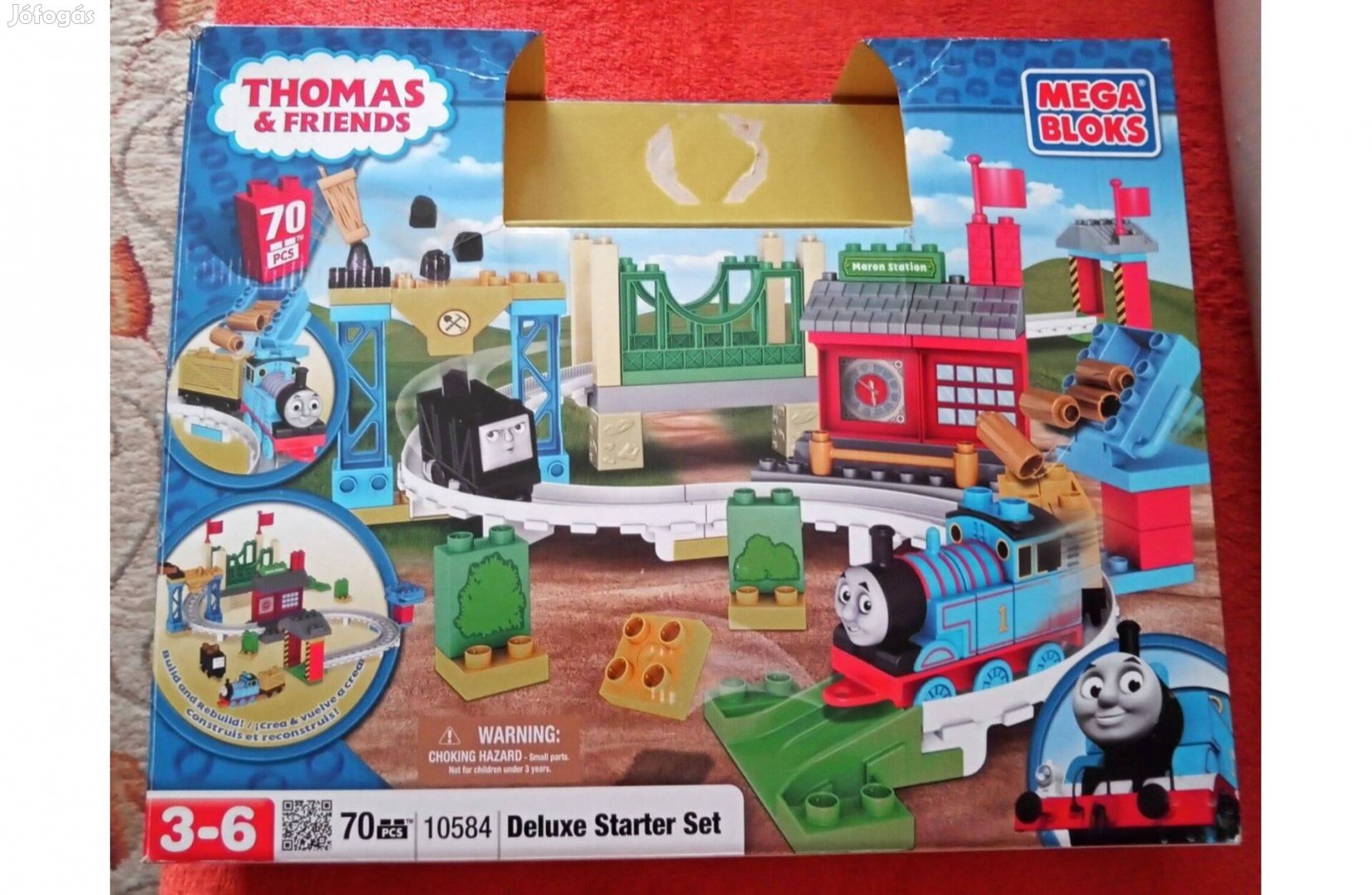 Mega Bloks Thomas a gőzmozdony készlet