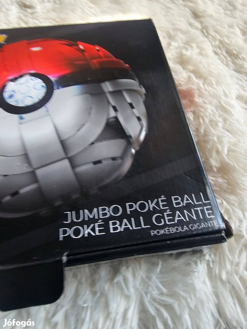 Mega Construx Pokémon Jumbo Poké labda játék új dobozos