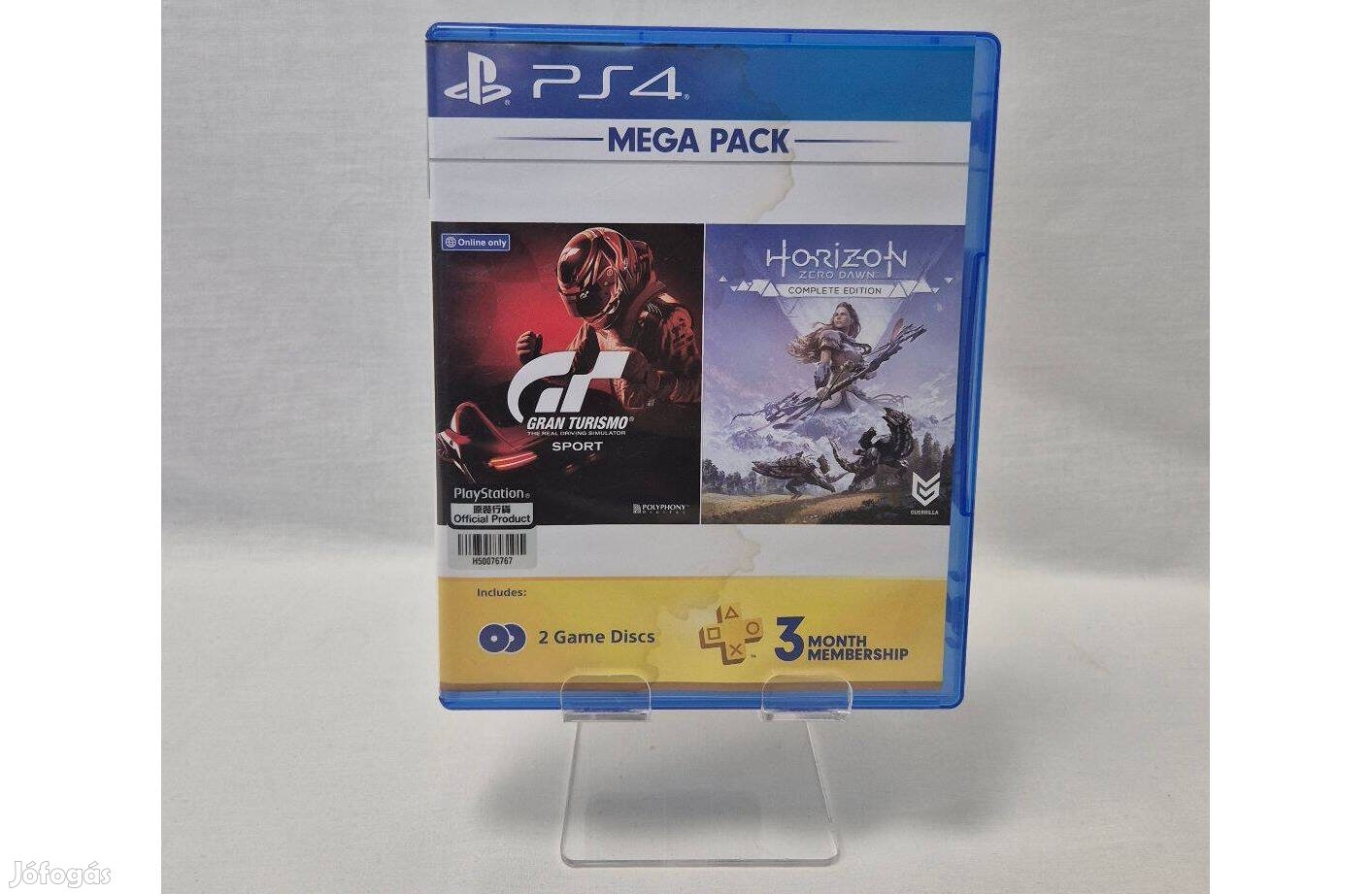 Mega Pack (Gran Turismo + Horizon Zero Dawn) - PS4, használt