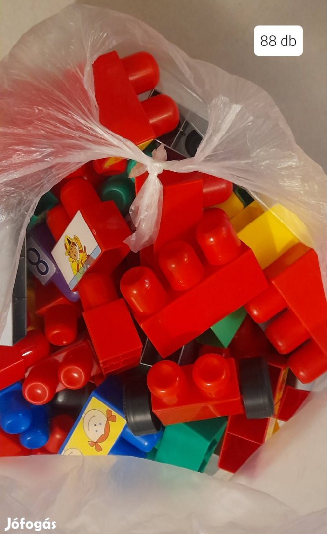 Mega blocks jellegű építőkocka játék 88 db