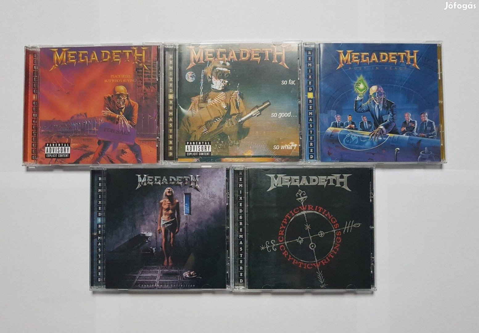 Megadeth Remixed & Remastered 5db Cd