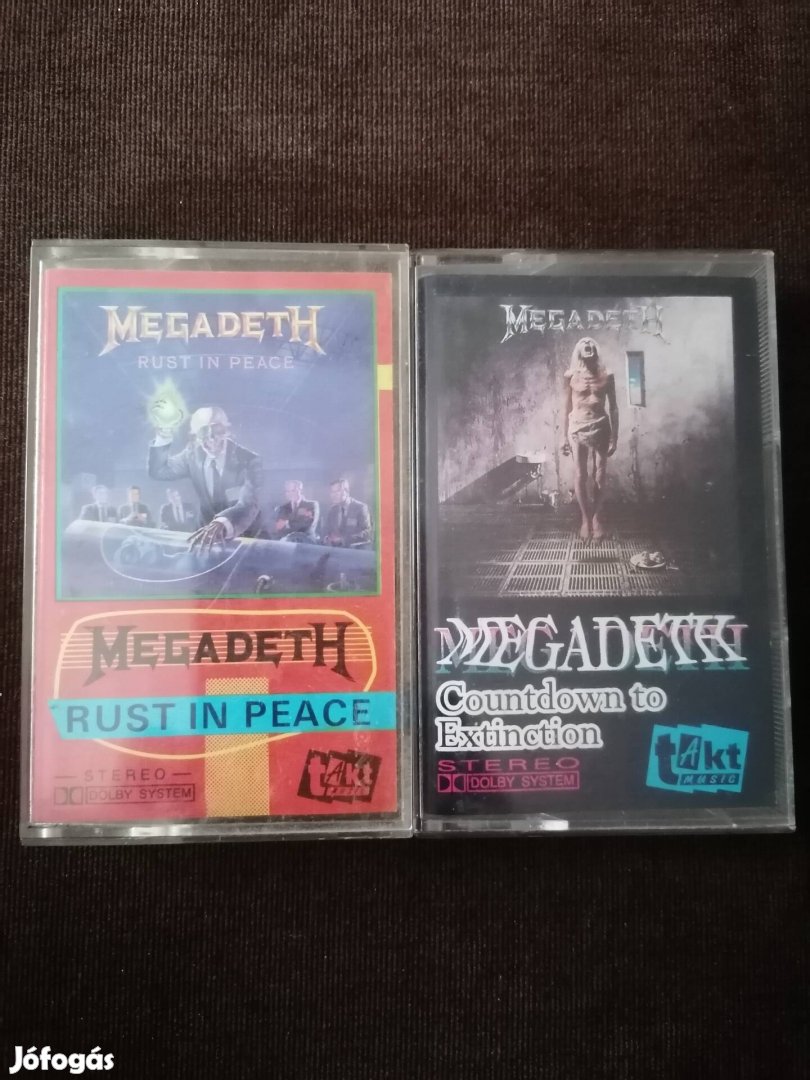 Megadeth, Takt műsoros kazetták! 