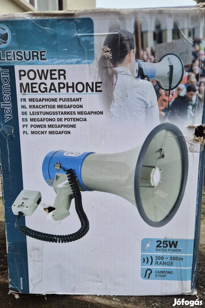 Megafon megaphone hangosbemondó tölcsér kürt