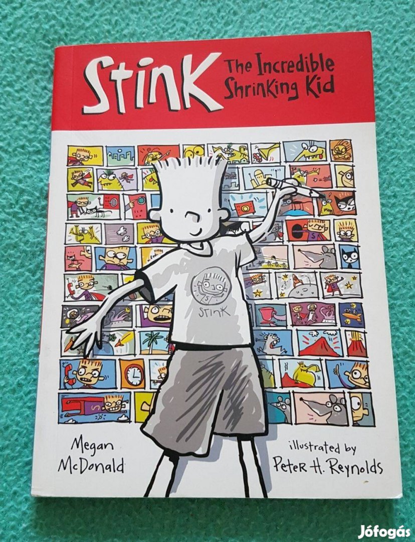 Megan McDonald: Stink The Incredible Shrinking Kid könyv (angol)