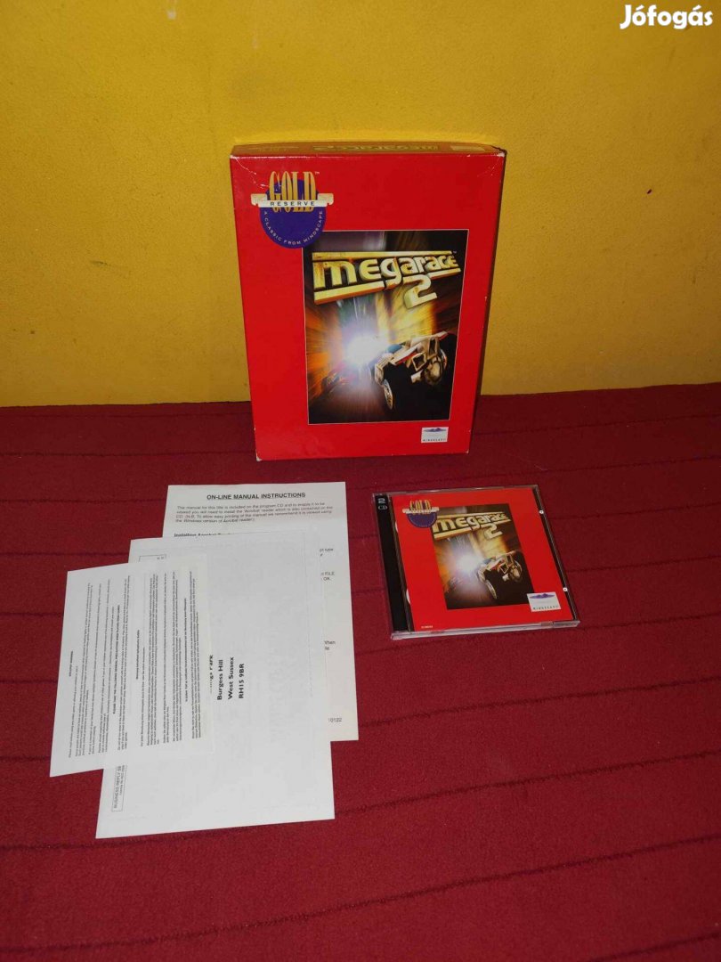 Megarace 2 (gold reverse) PC cd Big Box