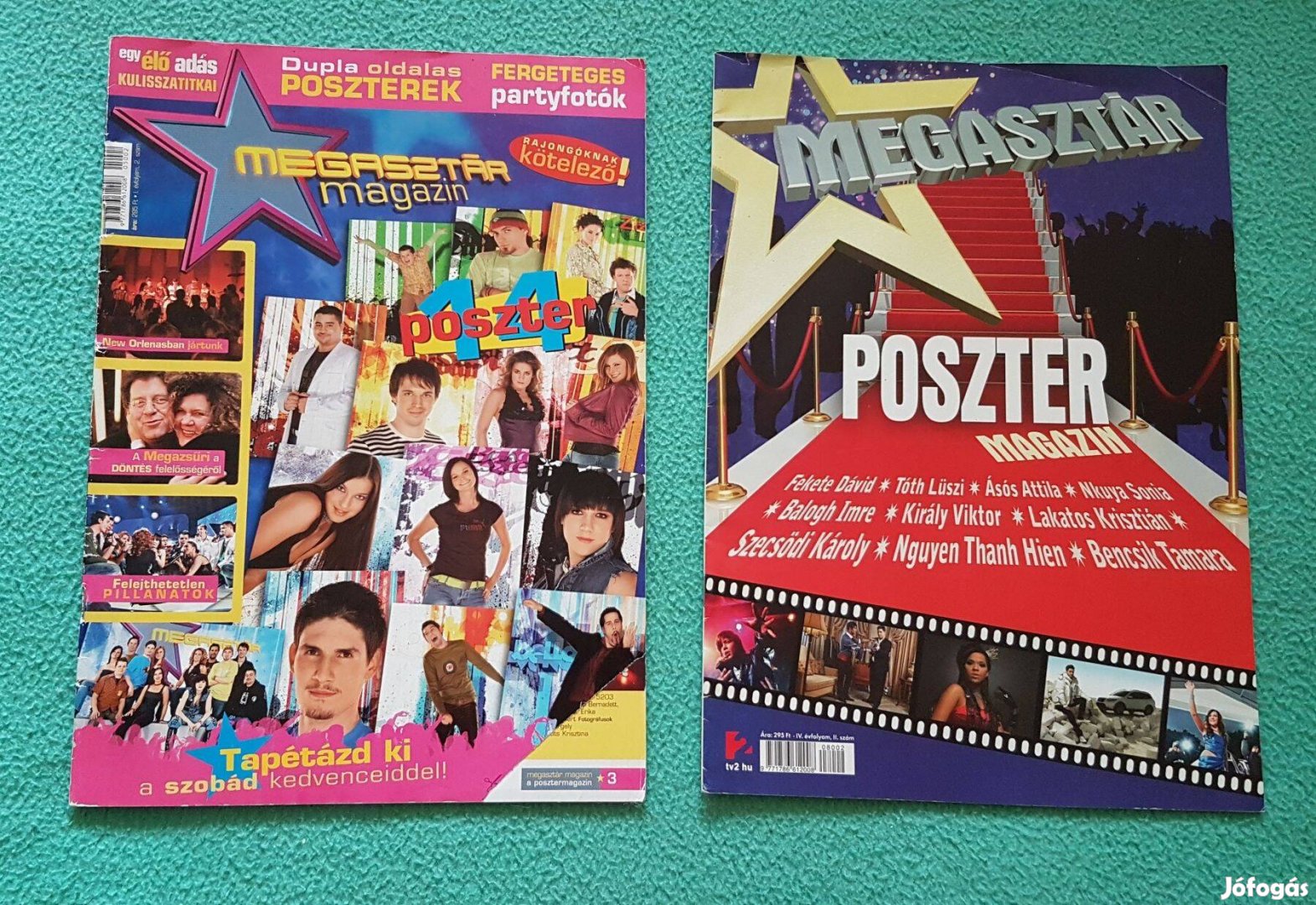 Megasztár magazinok (Megasztár Magazin + Megasztár Poszter Magazin)