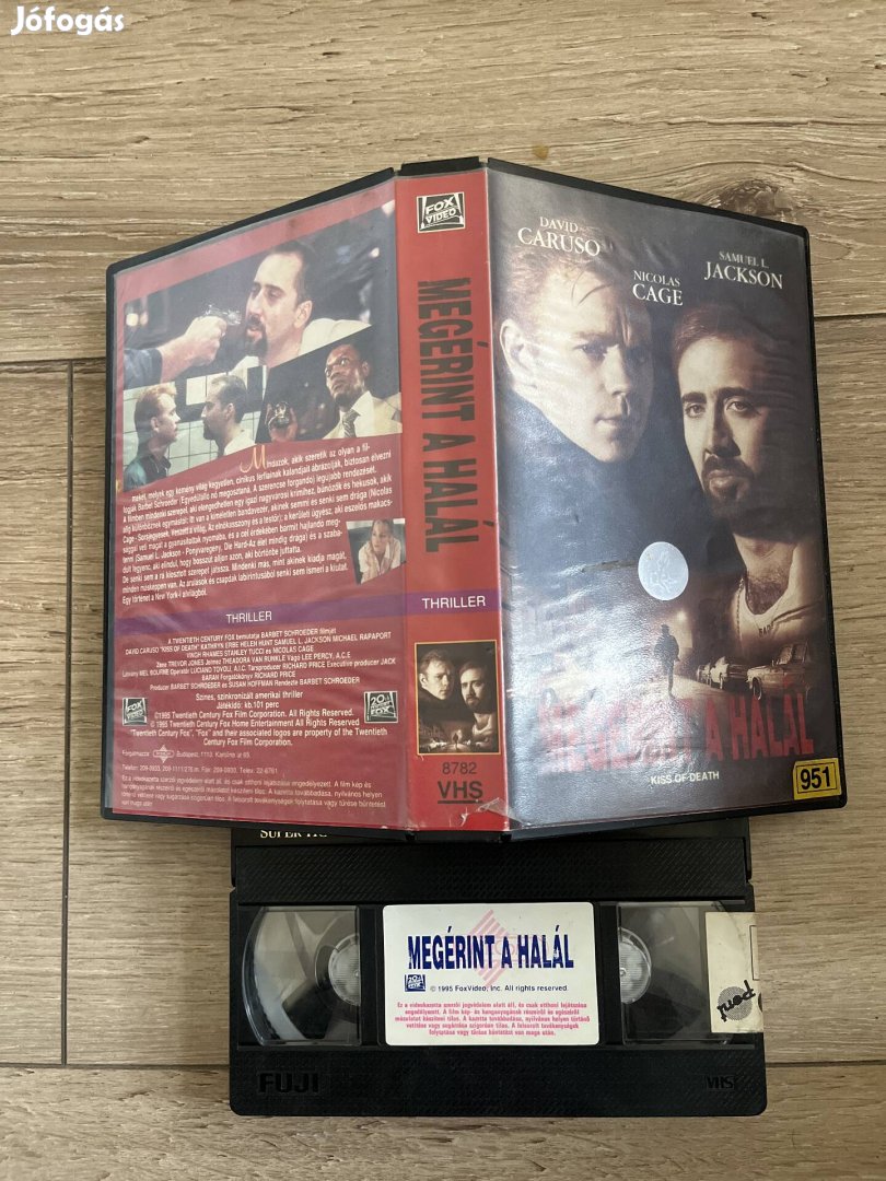 Megérint a halál vhs 