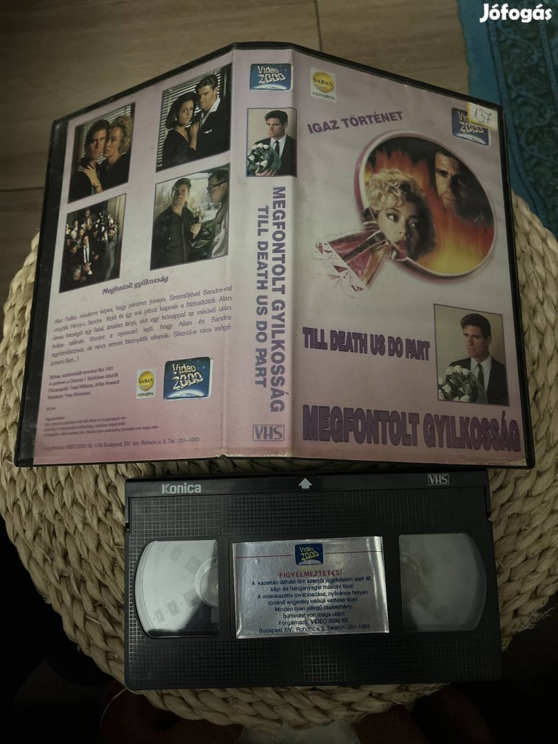 Megfontolt gyilkosság vhs film