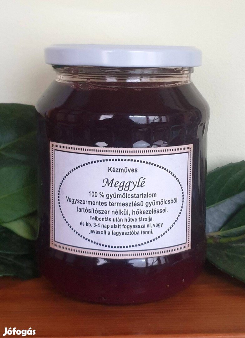 Meggylé, vegyszermentes termesztésből, 100 gyümölcs, 7 dl,