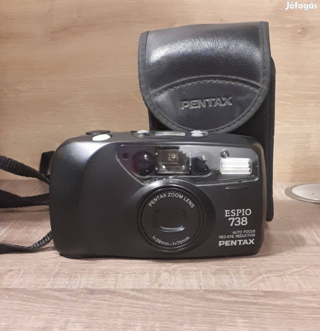 Megkímélt Pentax Espio 738 fényképezőgép tokkal