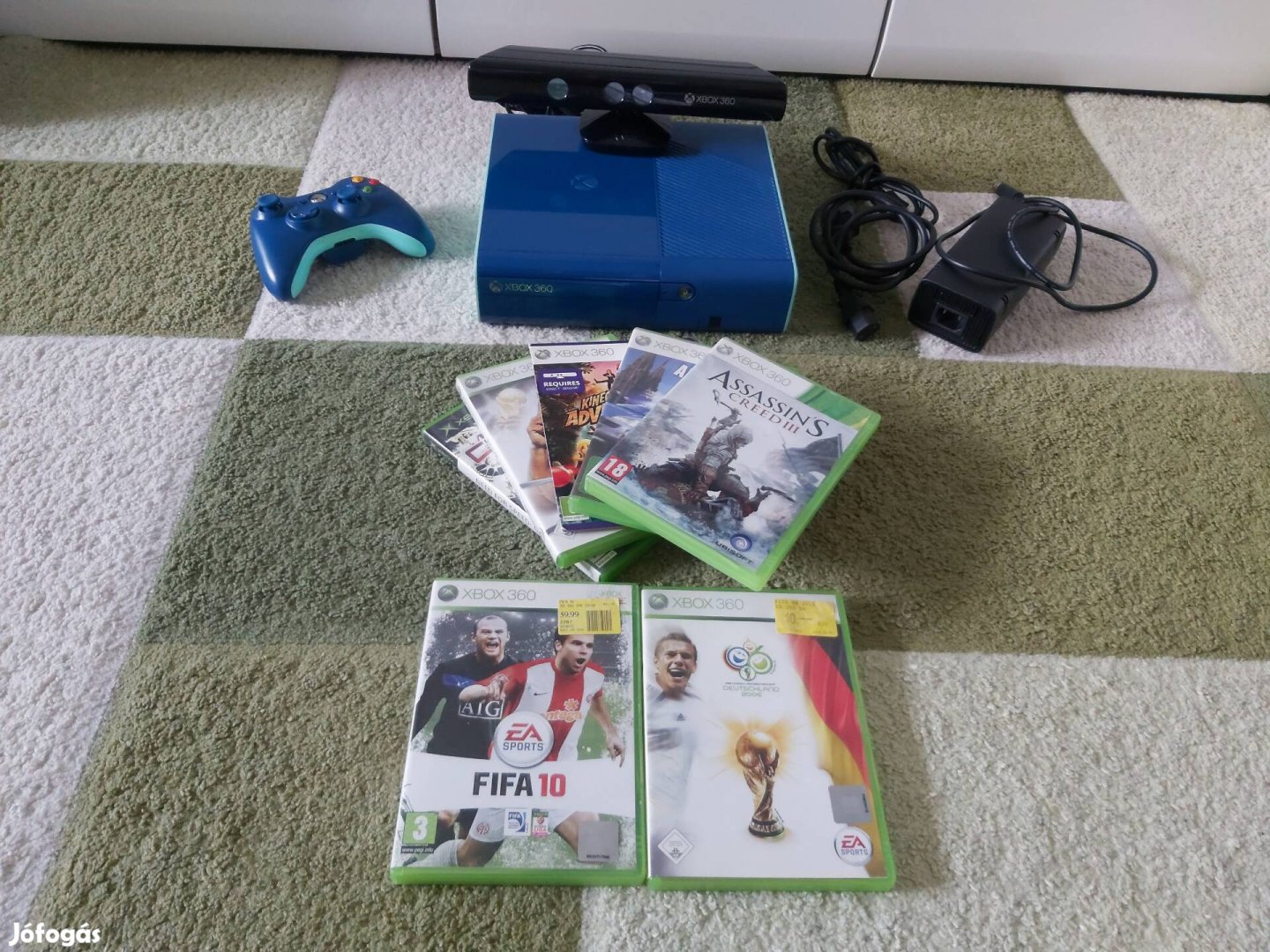 Megkímélt Xbox 360 Xbox360 Limited Edition 500GB +Kinect Szenzor 