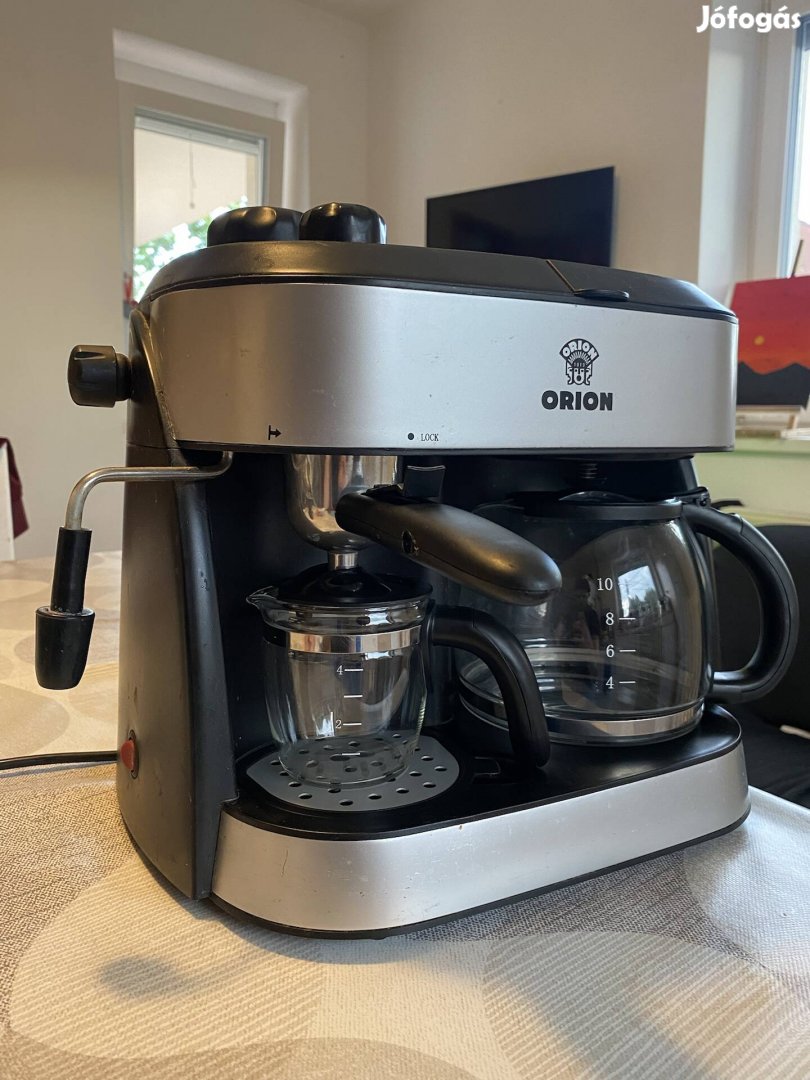 Megkímélt, nagyon finom kávét készítő Orion kávé és teafőző gép