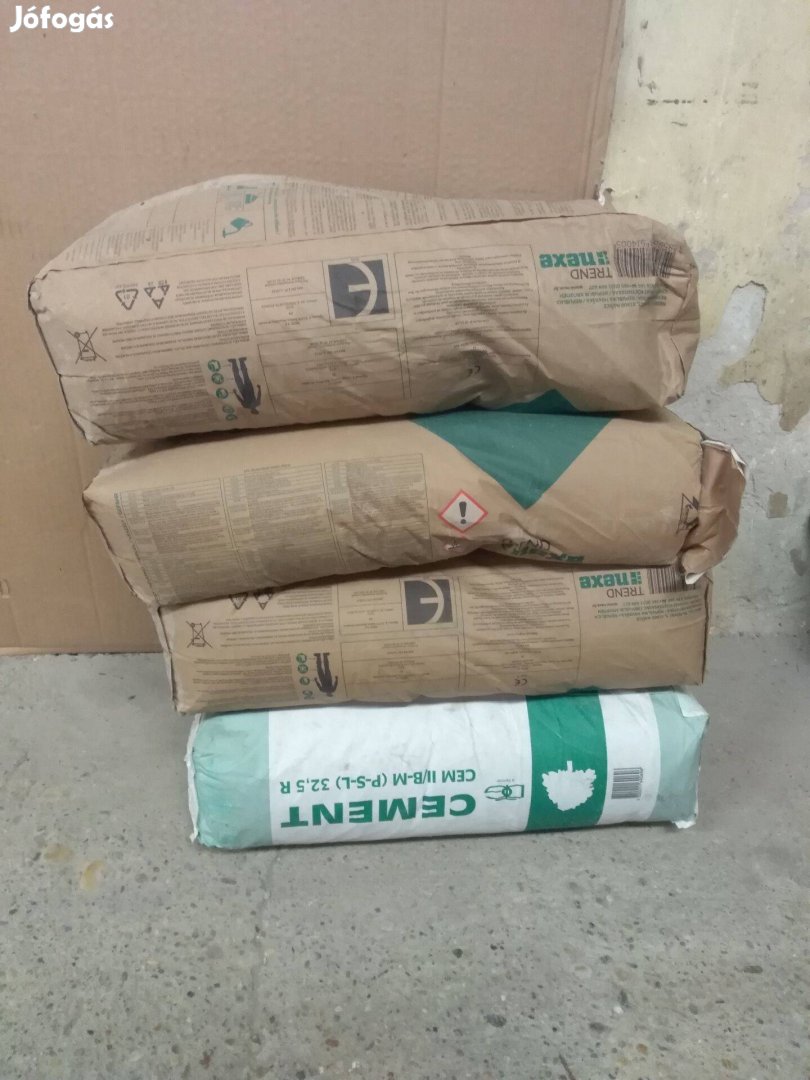 Megmaradt cement 1000.-/zsák