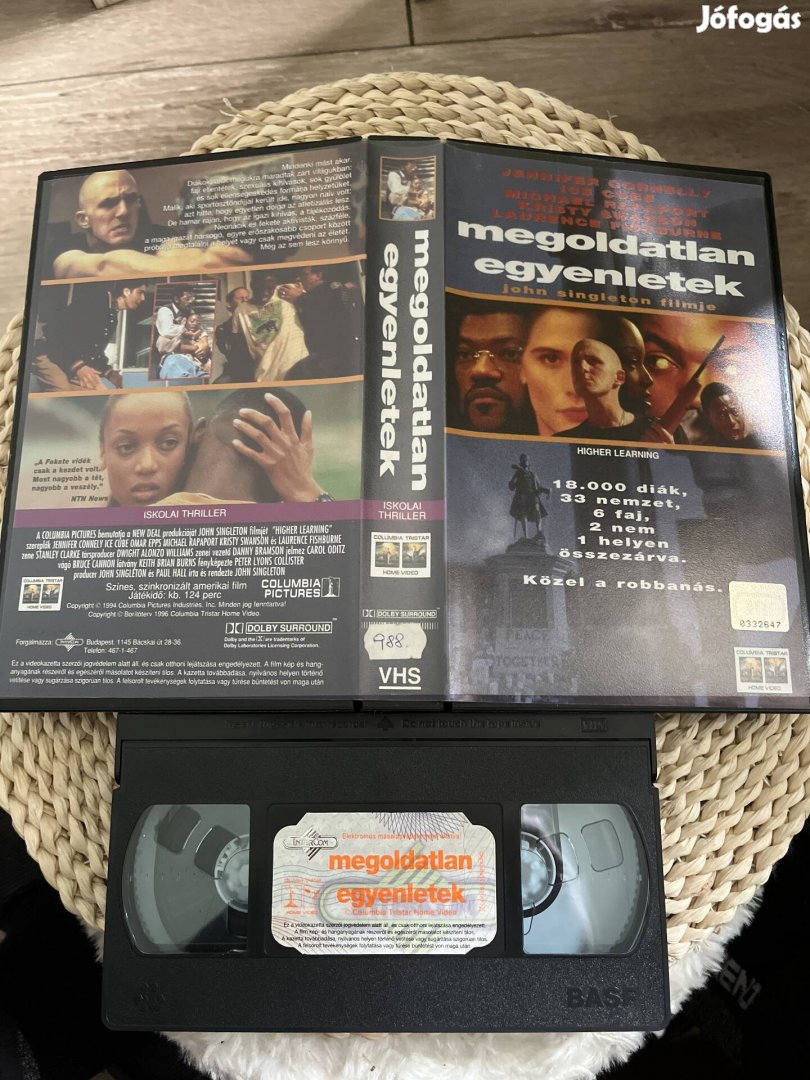 Megoldatlan egyenletek vhs film