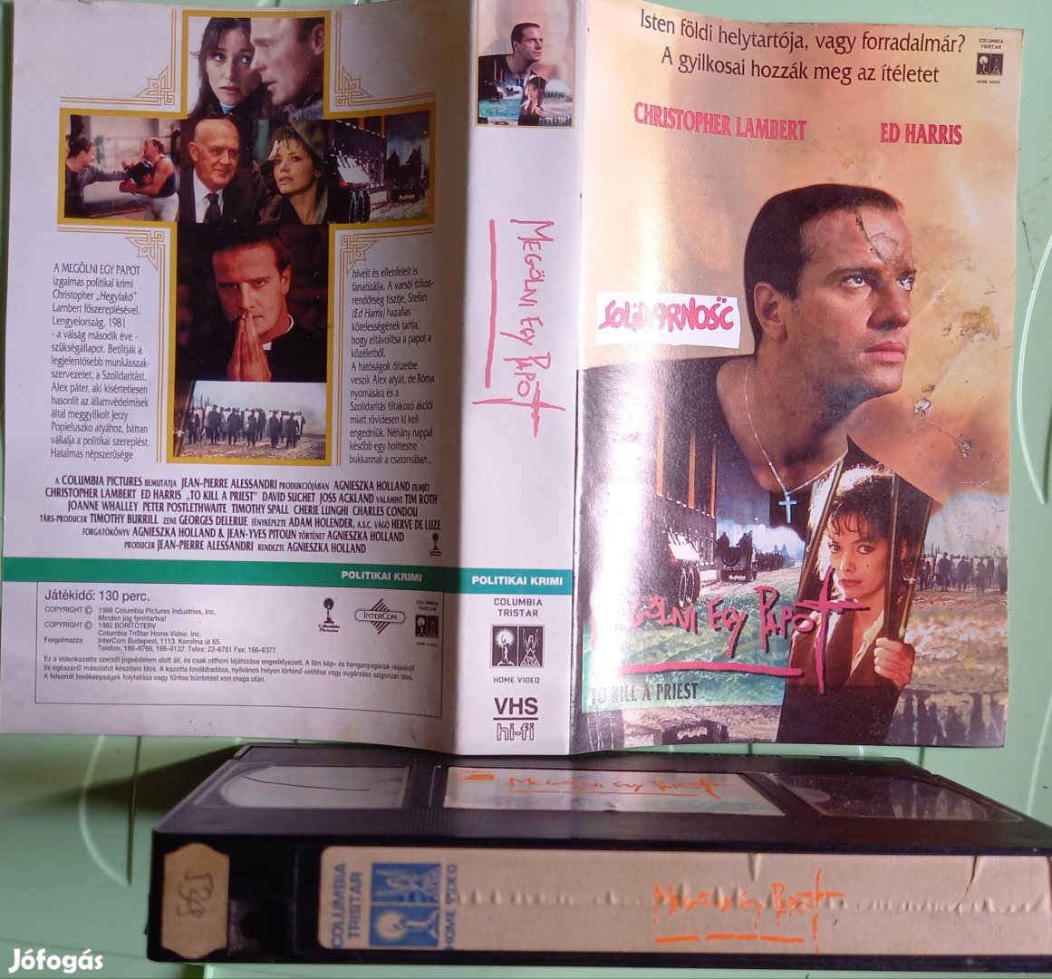 Megölni egy papot - krimi vhs - Christopher Lambert