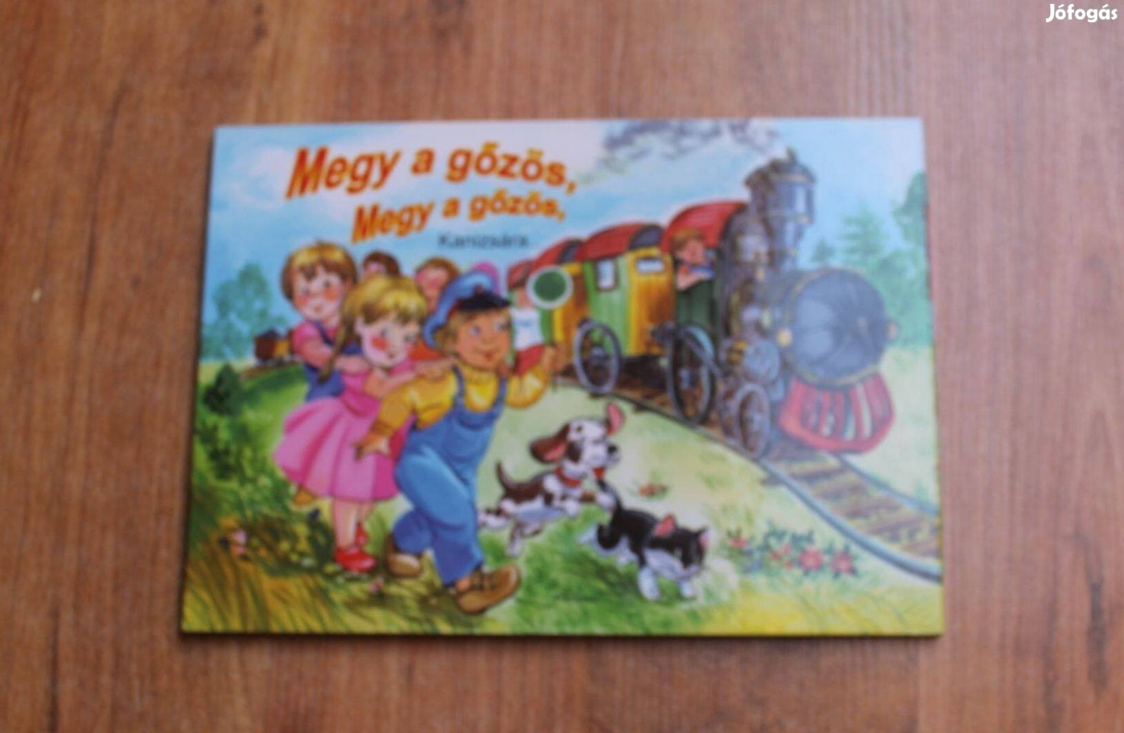 Megy a gőzös .gyermek mondókák ( leporellós könyv )