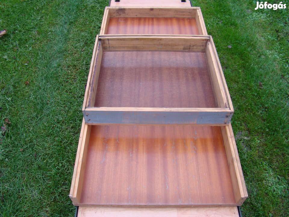 Méhészeti virágpor tisztító,rostáló