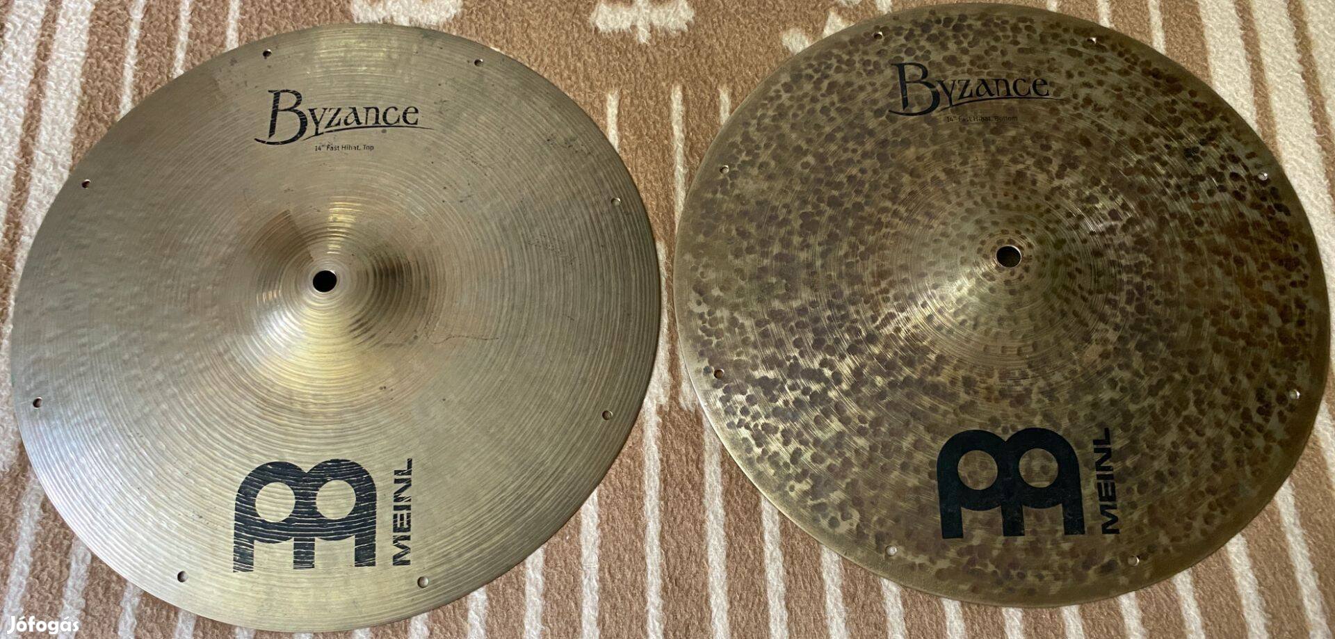 Meinl Byzance 'Thomas Lang Signature' Fast Hats lábcin 14"