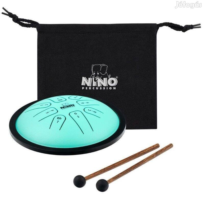 Meinl NINO982 Steel Tongue Drum zöld ( nyelvdob )