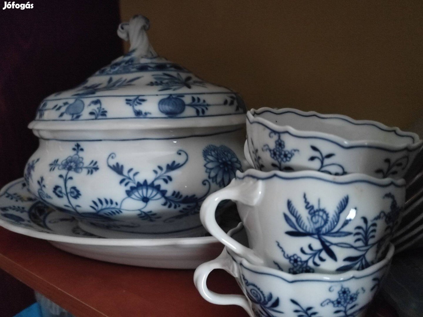 Meissen porcelán étkészlet 6 személyes